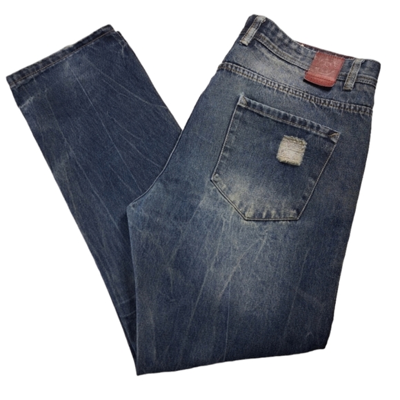 Switch Remarkable Men's Premium Denim Blue Jeans Size 40X32 100% Cotton - Picture 3 of 15